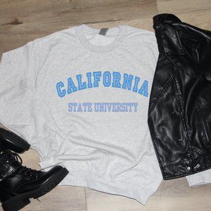 California State University Crewneck Sweatshirt California University Sweater